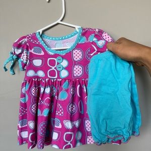 Elenor Rose Toddler Sunglass Dress & Bloomers | 18 months | Great Condition